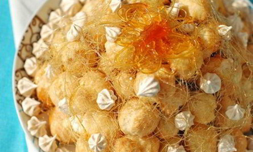 Рецепт французского торта крокембуш с карамелью