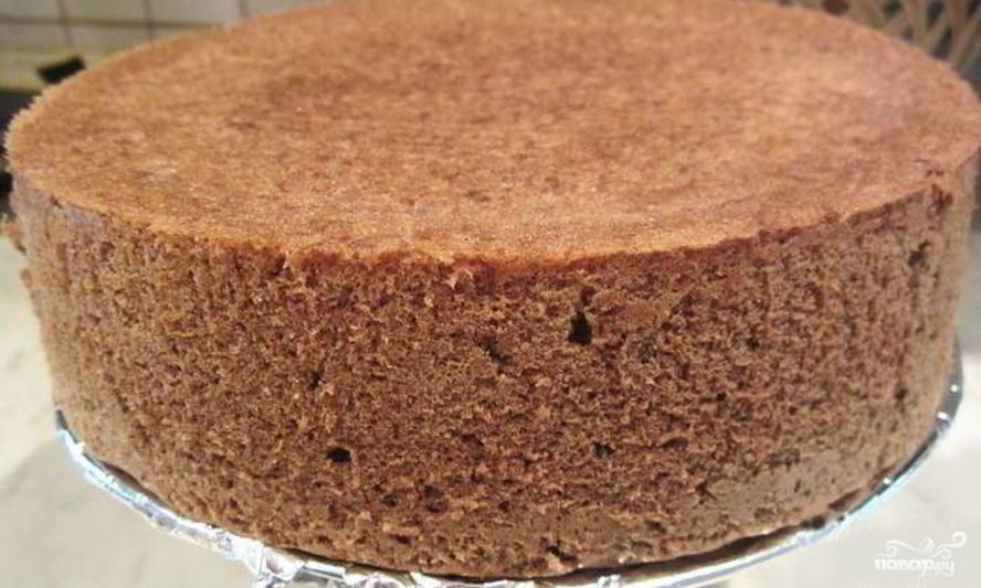 Рецепт генуэзского шоколадного бисквита