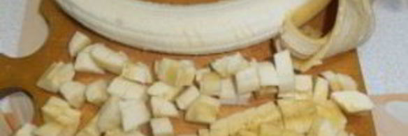 клубнично-банановый торт