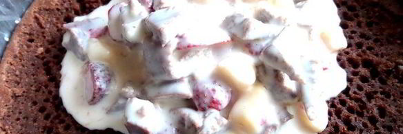 летний торт фрукты в желе