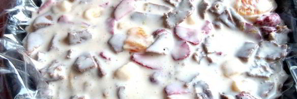 летний торт фрукты в желе