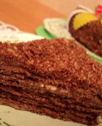 Наполеон шоколадный