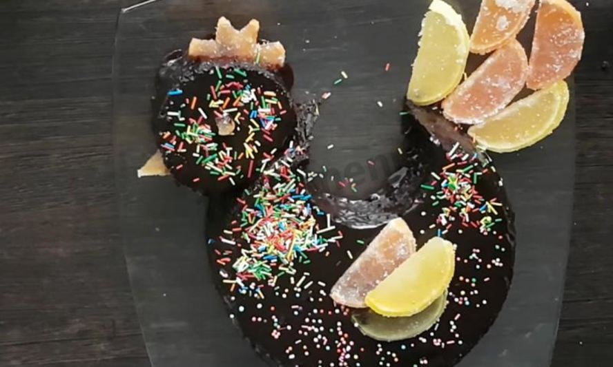 Рецепт простого торта шоколадного петух