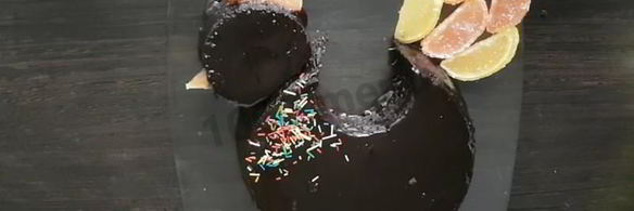 простой торт шоколадный петух