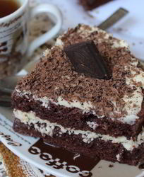 Шоколадный ангельский бисквит