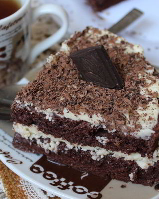 Шоколадный ангельский бисквит