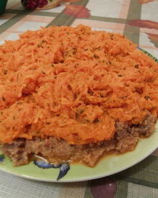 Сырой морковный торт