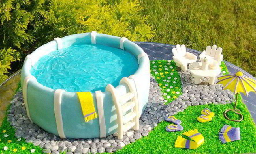 Рецепт торта бассейн