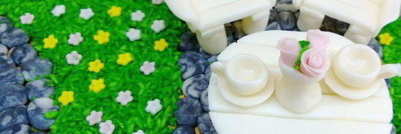 торт бассейн