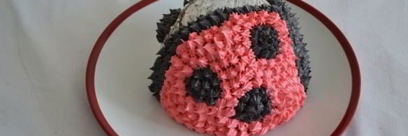 торт божья коровка