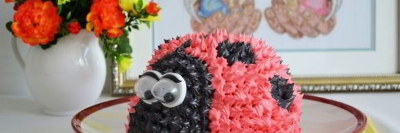 торт божья коровка