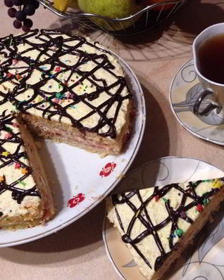 Торт домашний простой