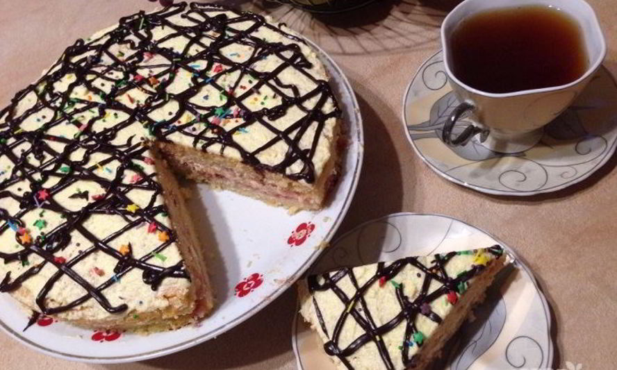 Рецепт торта домашнего простого