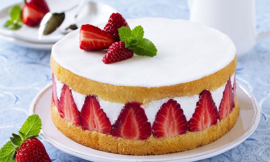 Рецепт торта фрезье с клубникой