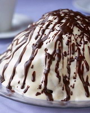 Торт из кусочков бисквита