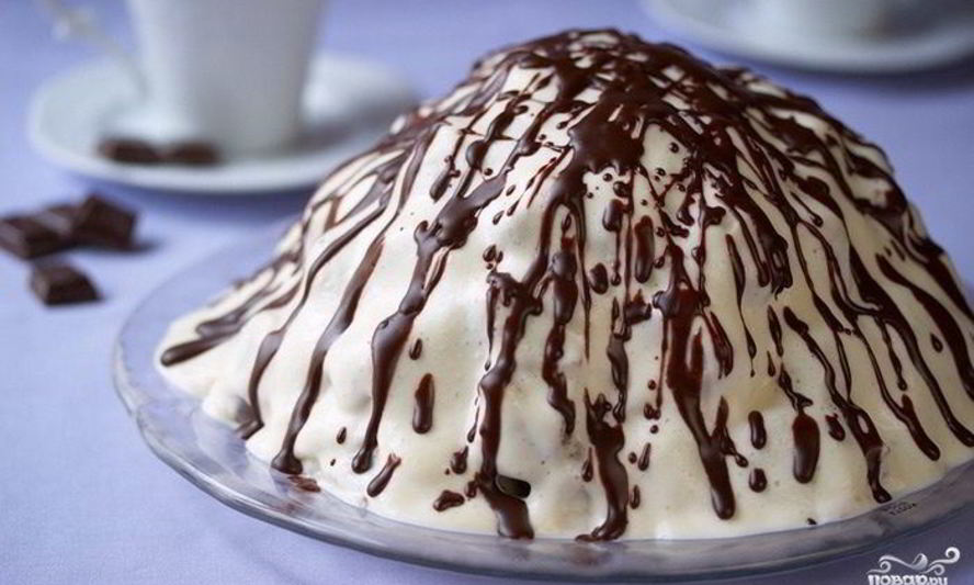 Рецепт торта из кусочков бисквита