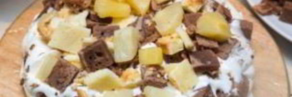 торт из кусочков бисквита