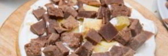 торт из кусочков бисквита