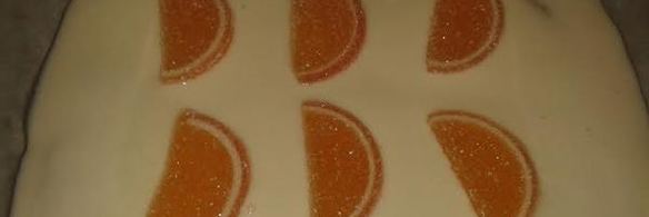 торт из печенья и мармелада без выпечки