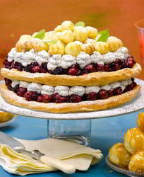 Торт из заварного теста с медом