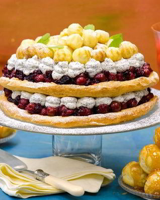 Торт из заварного теста с медом