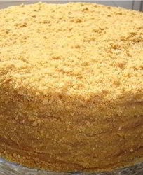 Торт Медовик со сметанным кремом и коньяком