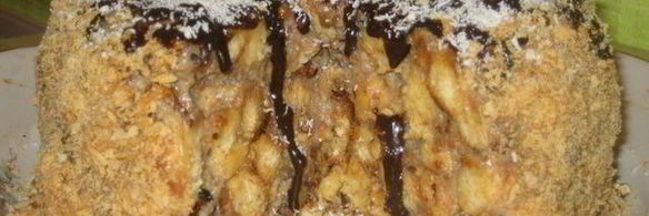 торт медовые сотки