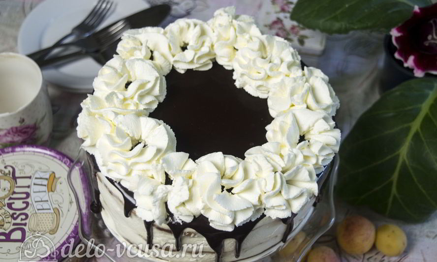 Рецепт торта медовые соты с вишней