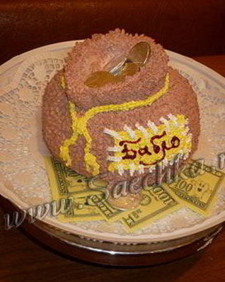 Торт Мешок денег