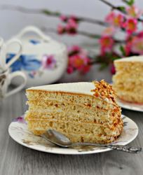 Торт Молочная девочка с пломбирным кремом