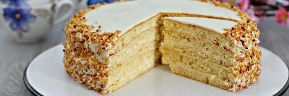 торт молочная девочка с пломбирным кремом