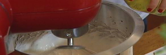 торт павлова с малиной и персиками