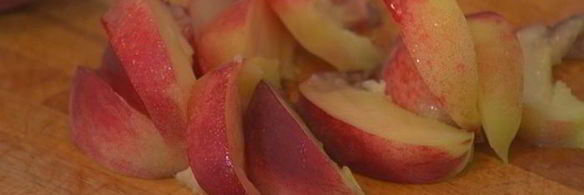 торт павлова с малиной и персиками