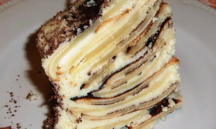 Рецепт торта полено со сгущенкой