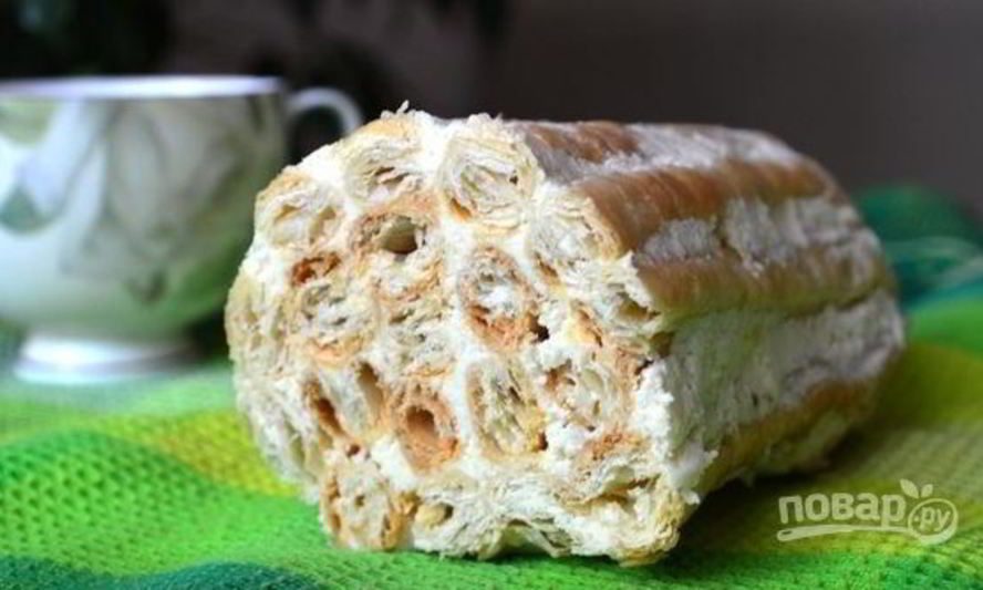 Рецепт торта полено