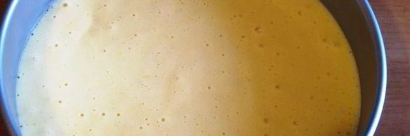 торт с творожным муссом и киви