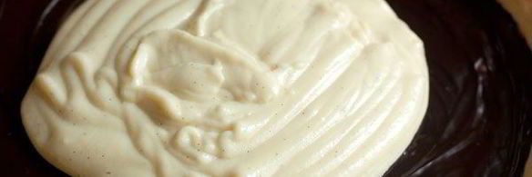 торт с заварным кремом и фруктами