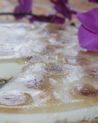 Творожный торт с бананом