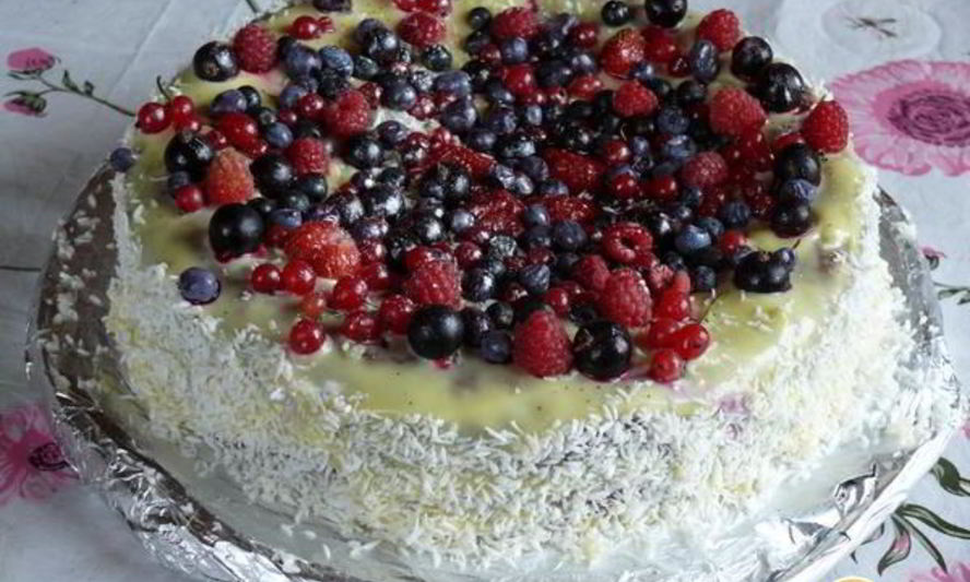 Рецепт ягодного торта саши