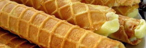 вафельные трубочки