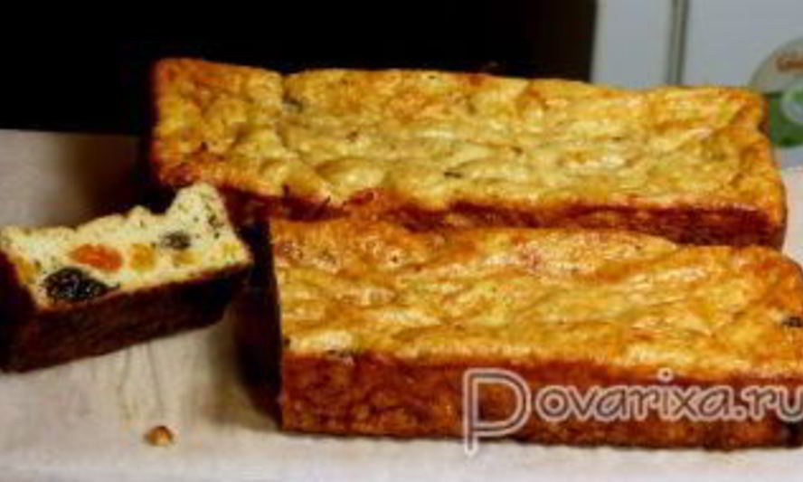 Рецепт выпечки диетической из геркулеса с творогом и сухофруктами