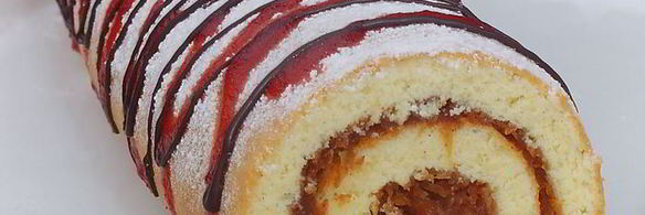 яблочный рулет