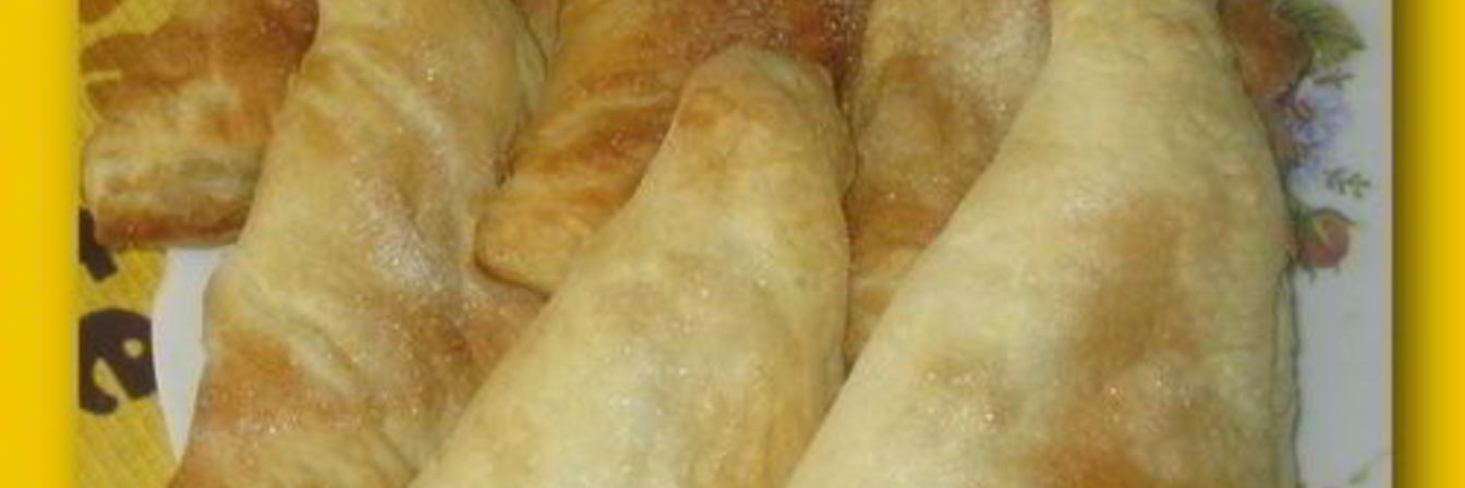 Яблочные конвертики с ирисками