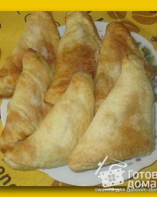 Яблочные конвертики с ирисками