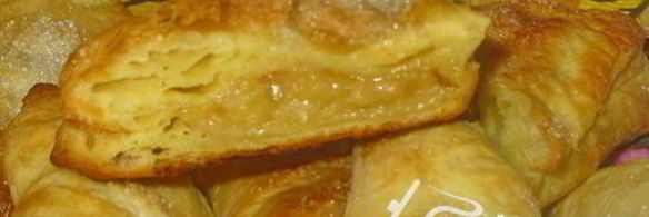 яблочные конвертики с ирисками