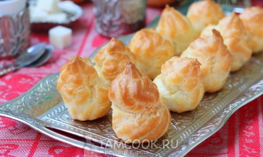 Рецепт профитролей с заварным кремом