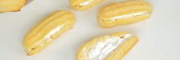 эклеры с белковым кремом