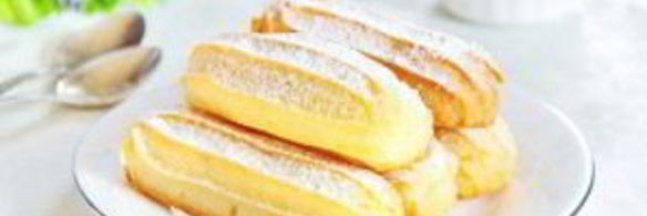 эклеры с белковым кремом