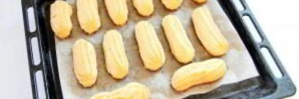 эклеры с белковым кремом