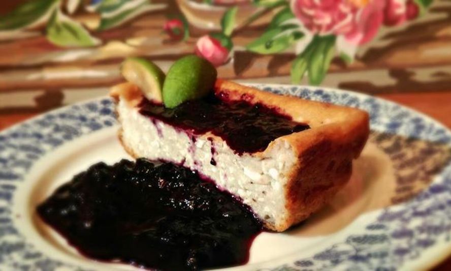 Рецепт чернично-творожной запеканка